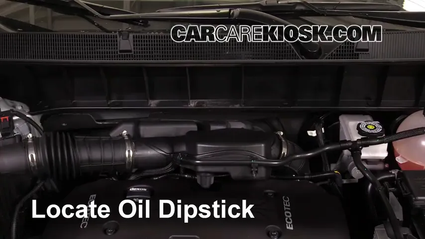 2017 GMC Acadia SLE 2.5L 4 Cyl. Oil Check Oil Level